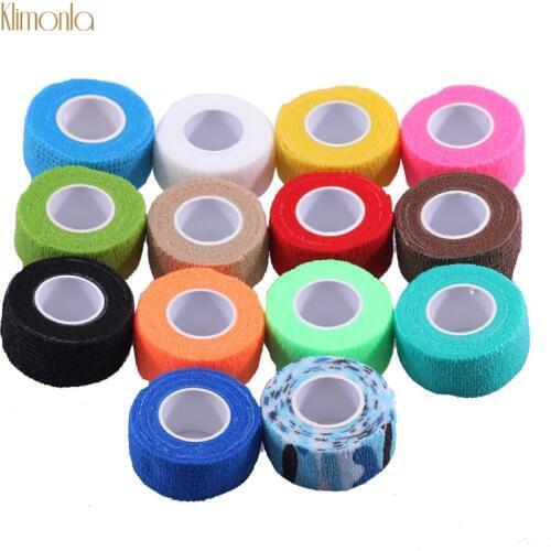 5 Rolls Colorful Nail Bandage For UV Gel Remover Finger Protect Manicure Wrap Nail Art Tape Tips Skin Care Tools Random Colors