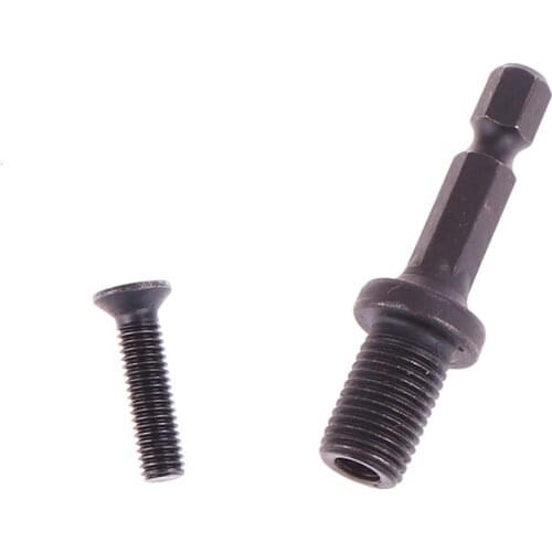 Drill Chuck Adapter Hex Shank Adapters Male Thread Screw For Drill Chuck 6mm 10mm 13mm 3/8"-24UNF Drilling Bits