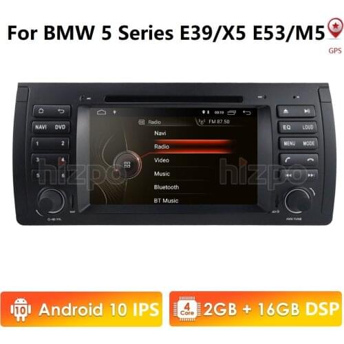 Android 10 2 DIN 2G RAM IPS Car Radio DVD Player for BMW X5 E53 E39 2003 GPS Stereo Audio DSP Navigation Multimedia WIFI 7 INCH