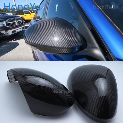 For Alfa Romeo Giulia 2015 2016 2017 2018 2019 carbon fiber rearview mirror cover true carbon fiber mirror cover