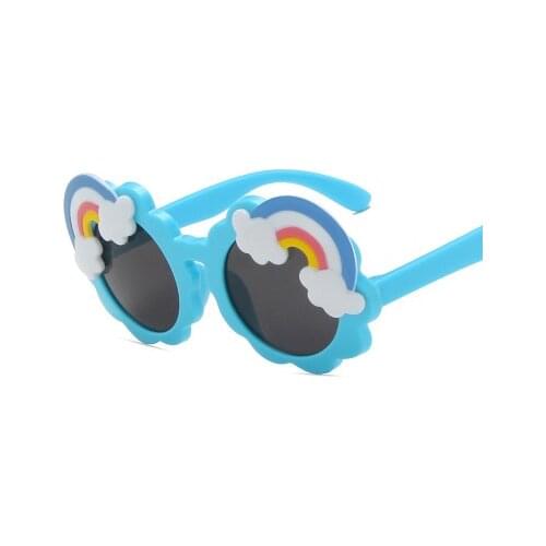Kids Fishing Sunglasses Girls Brand Rainbow Children Glasses Boys UV400 Lens Baby Sun Glasses Cute Eyewear Shades Driver Goggles