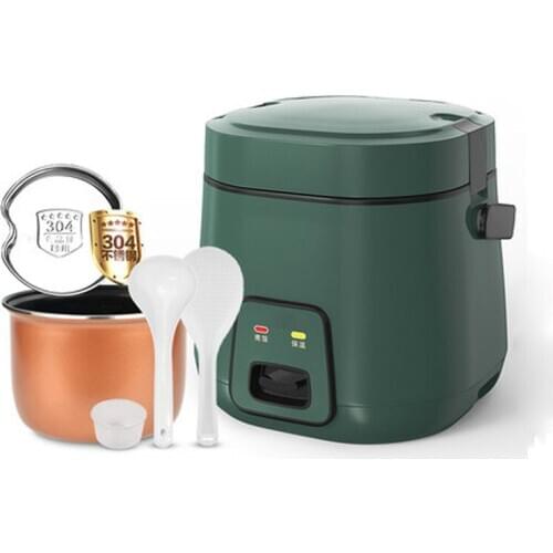 1.2L Mini Electric Rice Cooker 2 Layers Heating Food Steamer Multifunction Meal Cooking Pot 1-2 People Lunch Box EU US Plug