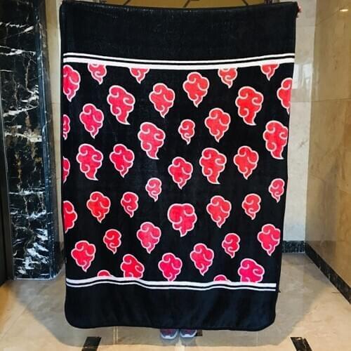 NARUTO Akatsuki Red Cloud Blanket Cosplay