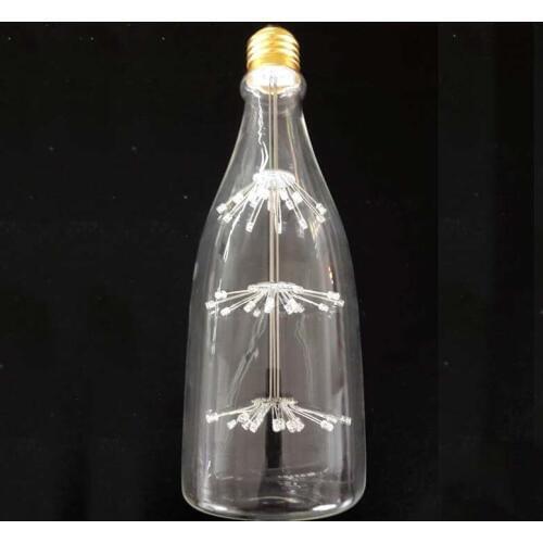 Magnum Bottle Starry sky lamp LED Edison Light bulb E27 110V 220V 3W Firework lamp Energy saving home Decor Christmas gift