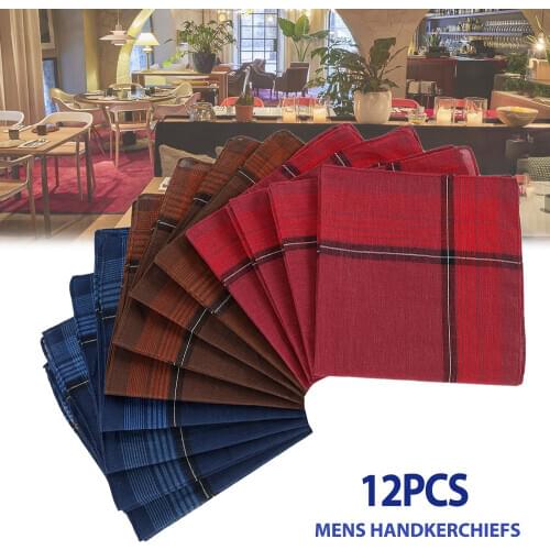 NIOBOMO Men's Handkerchiefs