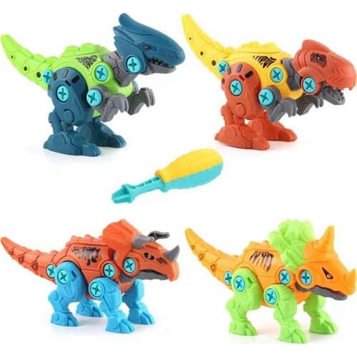 Kids Toy Building Block Dinosaur Jurassic Tyrannosaurus Rex World 2 DIY Assembly Bricks Figures Dino Pterosaur Raptor Gift Child