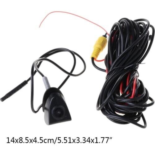 New 12V PZ400-FT Waterproof CCD Car Front View Camera Logo Parking System For Toyota Prado Highlander Land Camry
