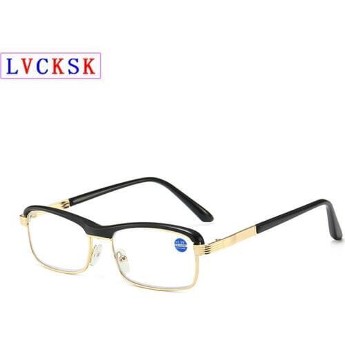 Unisex Blue Light Blocking Reading Glasses Black Eyebrow Women Men Computer Protective Presbyoptic Spectacles magnifier N5