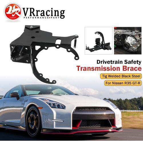 Performance Safety Motorsport Transmission Brace for Nissan R35 GT-R GTR GR6 Drivetrain Tig Welded Black Coated Steel