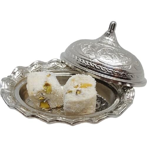 Turkish Delight and Sugar Bowl Candy Dish With Lid Decorative Authentic Medieval Style Wedding Gift Chocolate and Candy Serving