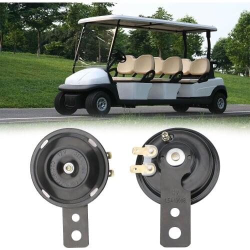 Motorcycle Electric Horn Kit Universal 12V Horn 1.5A 105db Waterproof Round Loud Horn Speakers Signal for Motorcycle
