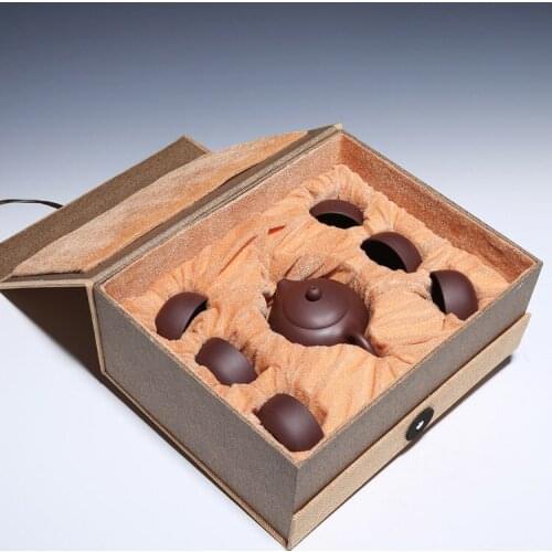Yixing recommended teacher pure manual xi shi ceramic tea-pot kung fu tea tea set on sale wholesale