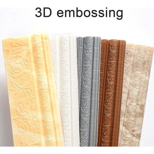 2.3m DIY Removable Self Adhesive Skirting Line Stickers TV Background Decals Wall Edge Strip Decor Wall Waist Line Home Decor