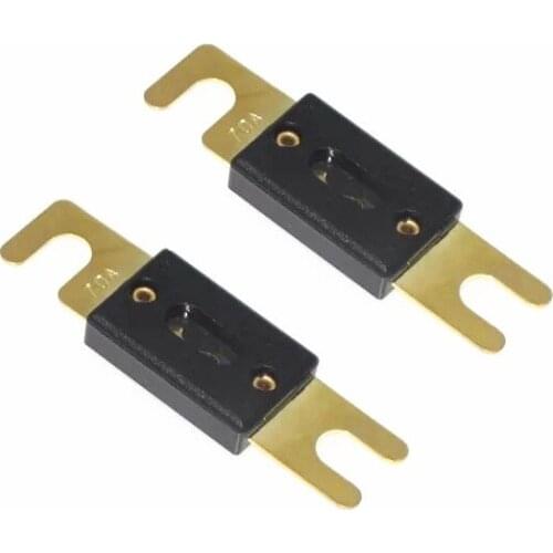 20pcs/lot Good Quality Golden Plated 300A Car Audio Stereo Car Fuse Auto ANL Fuse