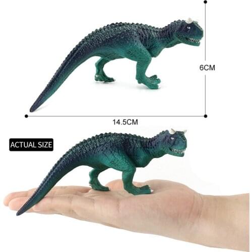 Simulated 3D Dilophosaurus Jurassic Dinosaur World Animals Park Action Figures Model Educational Toys for Children Xmas Gift