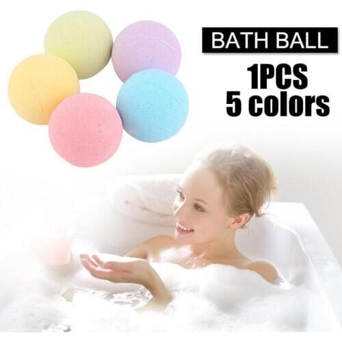 5pcs Bath Bomb Skin Whitening Bath Salt Body Moisturizing Bath Bombs Ball Natural Bubble Bath Salt Ball
