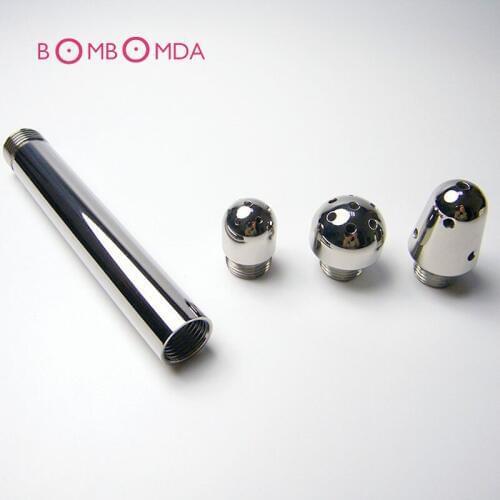 Anal Shower Enema Water Nozzle 3 Styles Plug Head Enema Anal Cleaning Washing Tools Kit Faucet Anal Plug For Adult