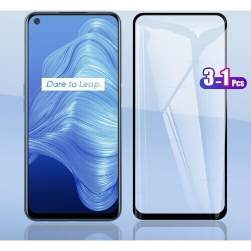 For Oppo Realme V5 5G 6.5" Full Cover Tempered Glass Screen Protector Explosion-proof Protection Film