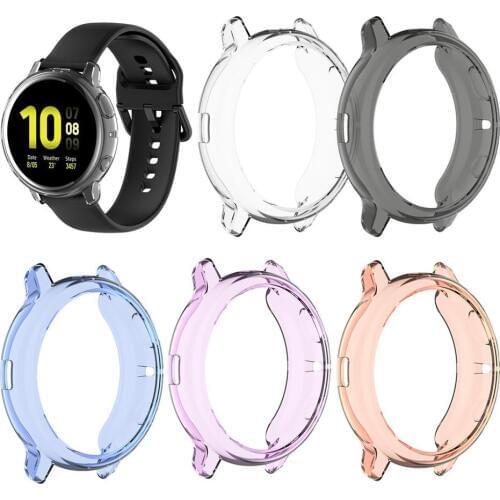 Screen Protector case for samsung galaxy watch active 2 Ultra-thin Soft silicone full Protection cover for Galaxy Active 40/44mm