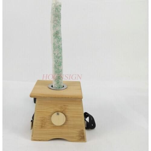 Moxibustion massage Moxibustion Box Bamboo Moxa Roll Stick Holder Case Massager Body Device Tool Treatment Therapy For