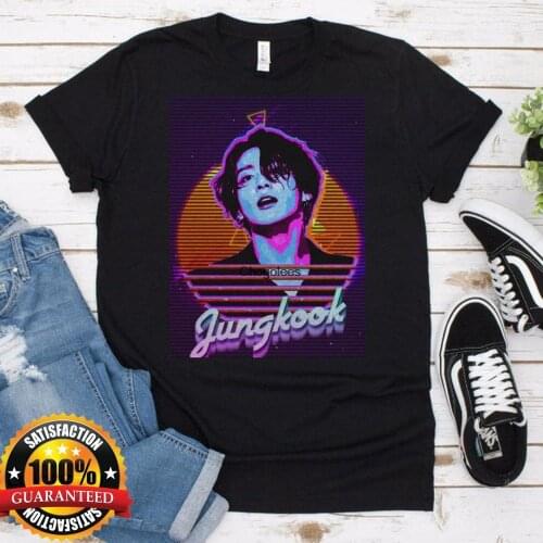 Jungkook JK Bangtan Boys Bangtan Senyeondan Kpop Vintage Style Customized T shirt Men Women Tumblr Tee Personilized