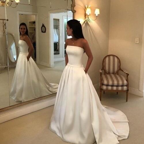Kayars Satin Wedding Dresses
