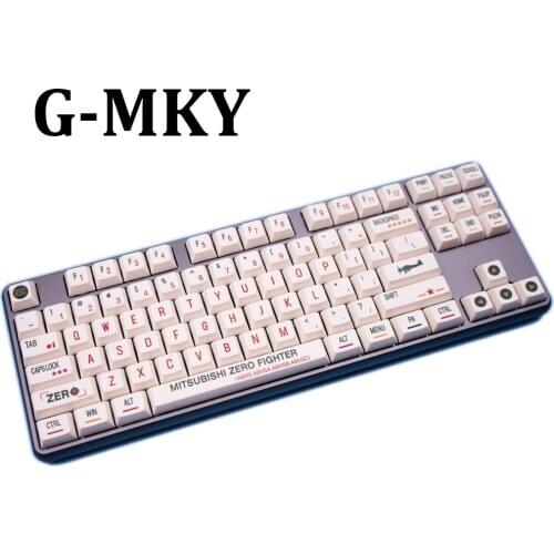 G-MKY AIRPLANE 140 XDA Keycaps PBT Dye-Sublimated XDAS Profile For Filco/DUCK/Ikbc MX Switch Mechanical Keyboard