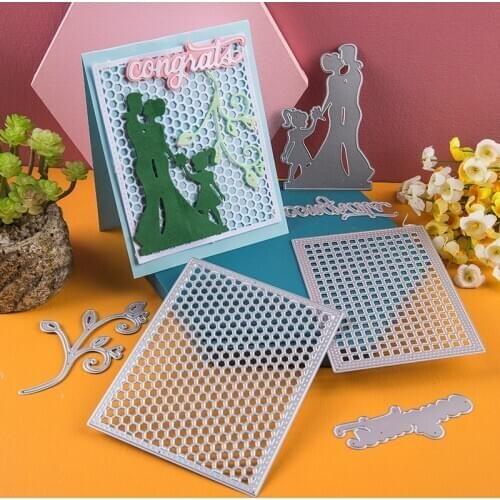 Craft metal cutting dies die cut background frame couple decoration Scrapbooking die paper knife mould blade punch stencils dies