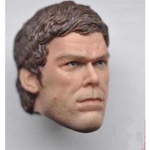 1:6 Scale Male Head Sculpt Dexter the Game Michael C. Hall Type Fit For 12'' Figures For 1:6 body