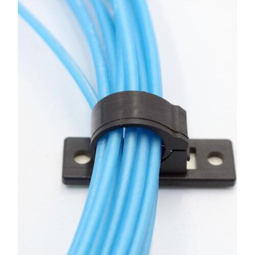 Office Winder Data Line Organizer Round Edge Convenient Wire Storage Clips Home Desk Cable