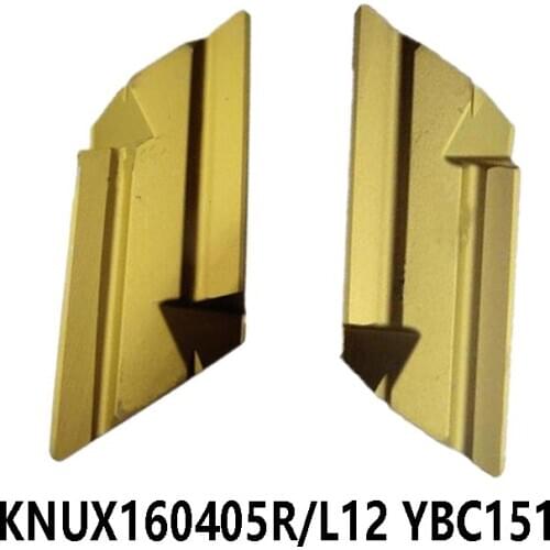 Original KNUX160405 KNUX160405L12 KNUX160405R12 YBC151 KNUX 160405 Carbide Inserts Lathe Cutter CNC Profiling Turning Tool