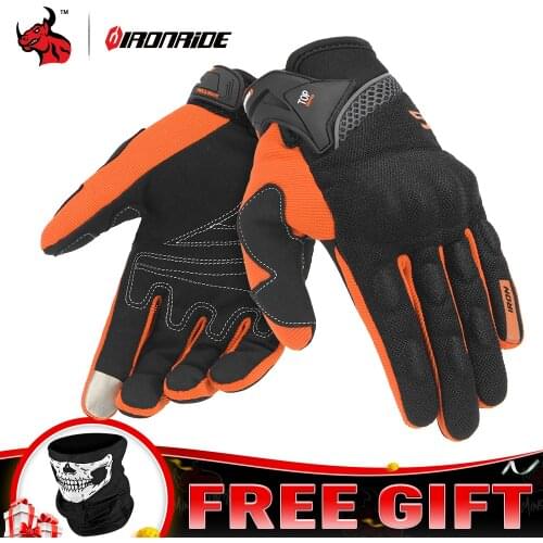 Motorcycle Gloves Men Racing Gant Moto Motorbike Motocross Riding Gloves Motorcycle Breathable Summer Full Finger Guantes