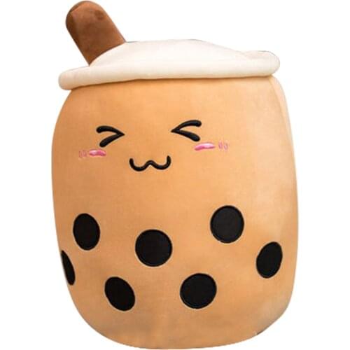 Milk Tea Plush Doll Boba Plushie Tea Cup Pillow Stuffed Animal Plush Toys For Children Adults