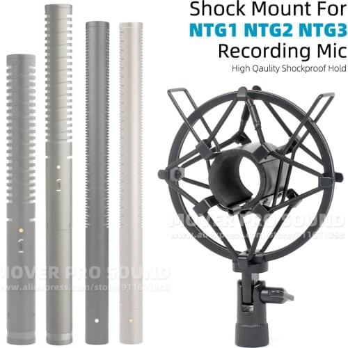 Suspension Mic Stand Holder Shockproof Clip For RODE NTG 1 2 3 NTG1 NTG2 NTG3 Shotgun Spider Bracket Microphone Shock Mount