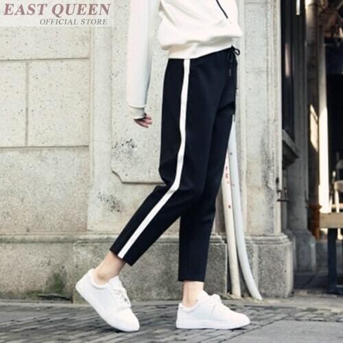 Track pants women harem black joggers women sweat pants jogging female trousers sweatpants streetwear outdoor clothing DD510 L