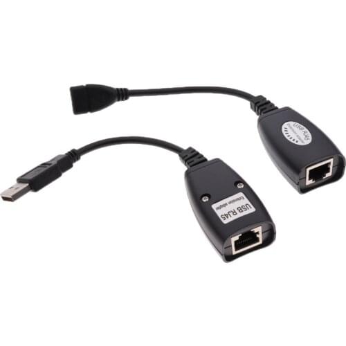 USB2.0 To RJ45 Ethernet Extension Extender Network Adapter Cables Male&Female