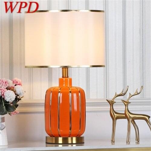 WPD Ceramic Table Lamps Desk Luxury Modern LED Lighting For Home Bedroom