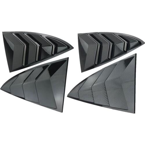 For Tesla Model 3 ABS Rear Window Blinds Decorative Patch Exterior