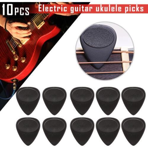 10 Pcs Guitar Pick Non-slip Black Picks 0.7mm Thickness Accessories Durable for Electric Guitar Bass Electric Guitarra Ukulele