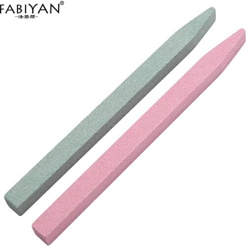 2PC Nail Art Grinding Stone Bar File Exfoliate Quartz Scrub Carving Rod Stick Cuticle Remove Pusher Dead Skin Manicure Care Tool