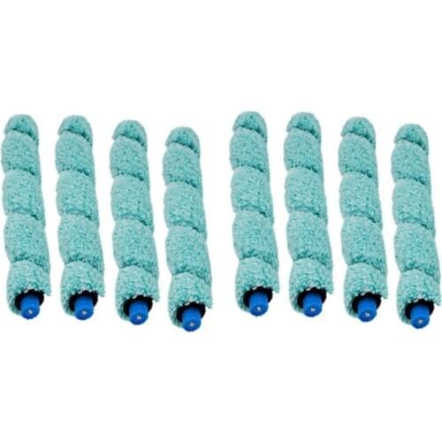 AD-Floor Washing Robotic Cleaner Main Brush Replacement for Ilife W400 Floor Washing Robot Parts Accessories, 8PCS