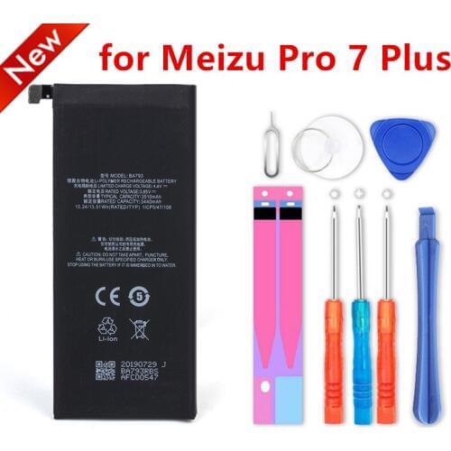 100% new BA793 3510mAh New Production Battery For Meizu Pro 7 Plus Mobile Phone High Quality Battery