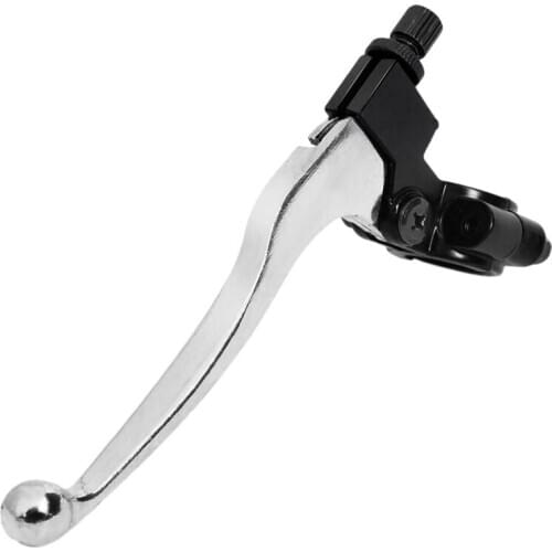 Aluminum 22mm 7/8 Inch Left Handlebar Clutch Lever For Pit Dirt Bike Motorcycle ATV Motorcycle Brakes Parts Silver