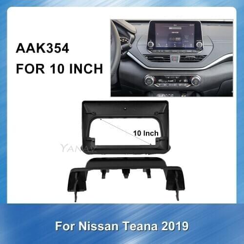 Car Radio Audio DVD Dash Panel Frame Fascia for-NISSAN Teana 2019 Car Stereo Receiver GPS Navigation Frame Adapter player Frame