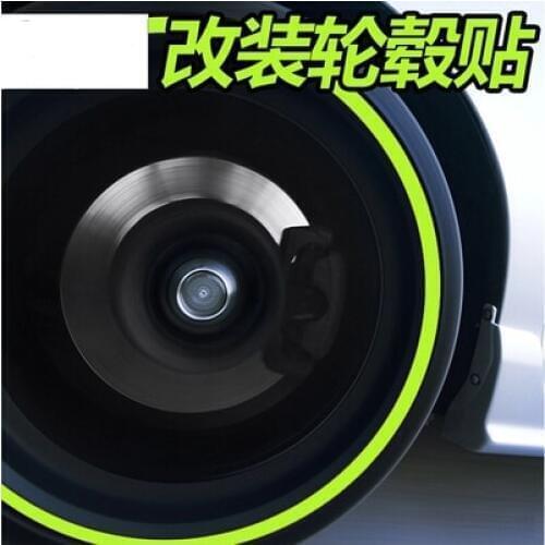 Car-styling Wheel Rim Reflective Sticker For Audi all series Q3 Q5 SQ5 Q7 A1 A3 S3 A4 A4L A6L A7 S6 S7 A8 S4 RS4 A5 S5 RS5 8T 8R