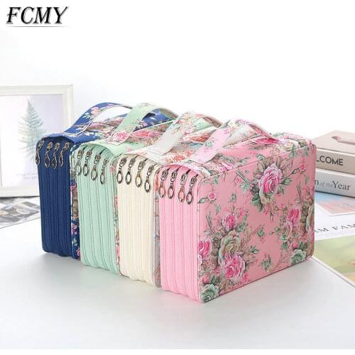 200 Slots Pencil Case School Pencilcase for Girl Boy Pen Box Large Penal Big Cartridge Bag Stationery Pencilholder Kit Pouch