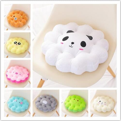 Flower design Soft Round Cushion PP cotton Filling Sofa Office Bedroom Throw Pillow Home Decor Toy Gift Photo Prop
