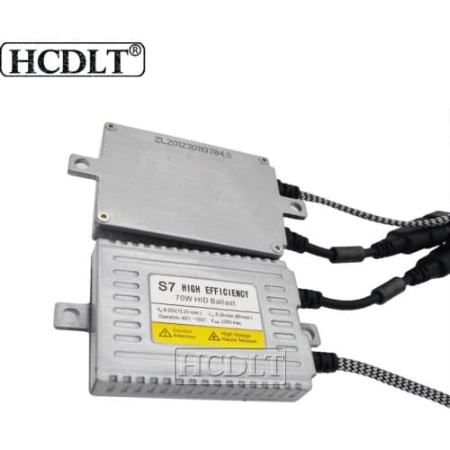 HCDLT 2PCS Original DLT 70W 24V Fast Start HID Xenon Slim Ballast For Truck HID Conversion Kit Xenon H1 H3 H7 H11 HB3 HB4