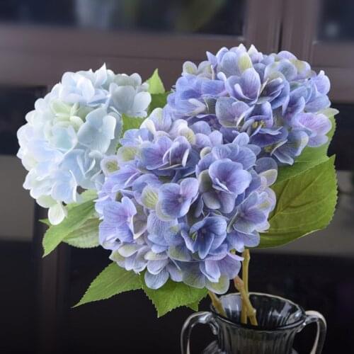 High Simulation 3D Printing Hydrangea Hydrangea Silk Flower and Emulational Flower Home Wedding Decoration Flower