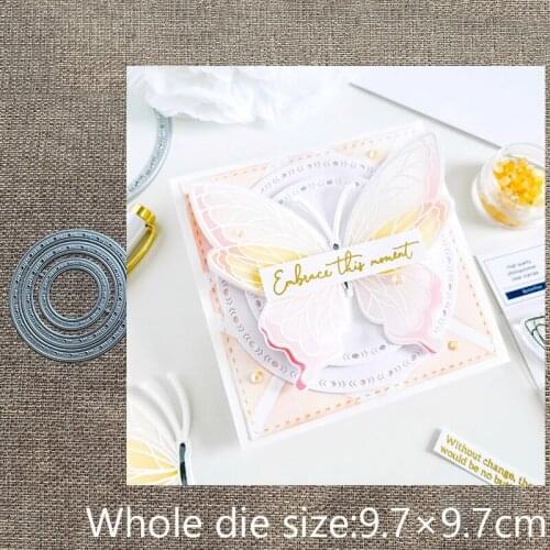 XLDesign Craft Metal Cutting Dies stencil mold FOLK EDGE CIRCLE decoration scrapbook Album Paper Card Craft Embossing die cuts